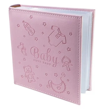 Альбом дитячий на 200 фотографій 10х15 см Cute Baby pink