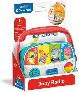 Radio Clementoni Baby z efektami świetlnymi i dźwiękowymi (8005125174393)