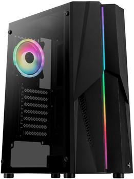 Корпус Aerocool Mecha v2 Midi-Tower ARGB TG Black (ACCM-PV28113.11)