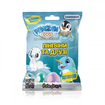 Іграшка, що зростає, в яйці «Penguin Еggs» - Пінгвіни та друзі
