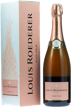 Шампанське Louis Roederer Brut Rose Vintage Gift Box 2016 рожеве брют 0.75 л 12% у подарунковій упаковці (3114080611654)