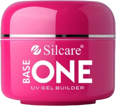 Гель для нігтів Silcare Base One Shimmer конструюючий Peach 50 г (5902560558944)