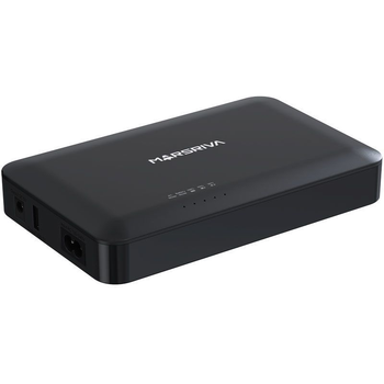Источник бесперебойного питания для роутера Marsriva KP1Plus DC UPS 240VAC 4хDC+USB OUT 2x5V 9V 2x12V1.5A 18W 16000Ah Li-Pol Black