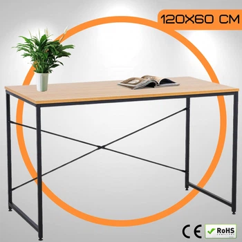 Компьютерный Стол Лофт 120 x 60 см Бежевый Loft Home Fest NORD Рабочий Офисный Письменный