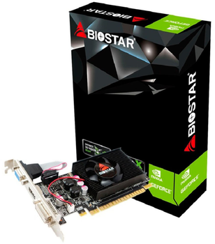 Відеокарта Biostar PCI-Ex GeForce GT 610 2GB GDDR3 (64bit) (700/1333) (VGA, DVI, HDMI) (VN6103THX6)