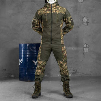 Легкий чоловічий Костюм Горка "Варан" Куртка + Штани із Посиленими ліктями та колінами мультикам розмір S