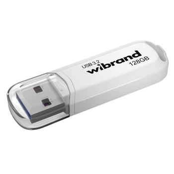 Флешка USB 3.2 128ГБ, высокая скорость передачи данных, стильный дизайн, белая