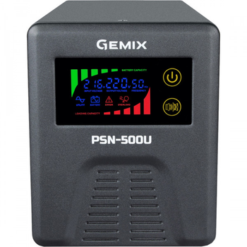 Источник бесперебойного питания ИБП Gemix PSN-500U 350 Вт / 500 ВА