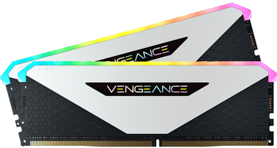Pamięć Corsair DDR4-3200 16384MB PC4-25600 (Kit of 2x8192) Vengeance RGB RT White (840006650485)