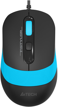Мышь A4-Tech Fstyler FM10S Черная/Синяя 271341