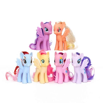 Фігурки Мій Маленький Поні 6в1, 8 см My Little Pony SKL14-261218