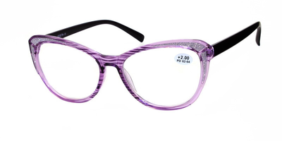 Готовые женские очки для коррекции зрения Vesta 22006 1 минуса и плюси Новинка 2023 +5.0