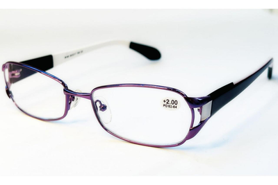 Жіночі окуляри з відблисковою лінзою для зору плюс і мінус -6.0 8140