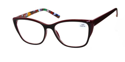 Стильные женские очки для коррекции зрения Vesta минуса и плюси +2.25 VESTA 22000