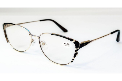 Стеклянные очки для коррекции зрения плюси от +1 до +4 +2.25 FDR FR519
