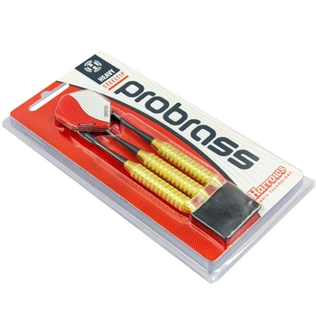 Дротики для игры в дартс цилиндрические Harrows PROBRASS HEAVY BC106 24гр 3шт