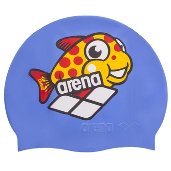 Шапочка для плавания силиконовая юниорская ARENA MULTI JUNIOR WORLD CAP 5 AR-91388-20 Синий