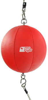 Piłka bokserska PROFIGHT 903 PVC czerwona (5902860631484)