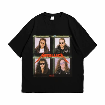 Футболка с принтом Metallica One 2XL Черный Ф Metal007-Ч 2XL