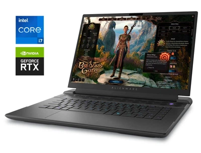 Ігровий ноутбук Dell Alienware m16 R1 / 16" (2560x1600) IPS / Intel Core i7-13700HX (16 (24) ядер по 3.7 - 5.0 GHz) / 16 GB DDR5 / 1000 GB SSD / nVidia GeForce RTX 4070, 8 GB GDDR6, 128-bit / WebCam б/в