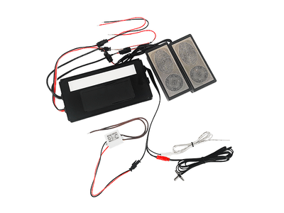 Сенсорний вимикач для дзеркал ZX-01 6 клавіш 65W Defogger dimmer 12-24V + реле 220V FM-радіо / 2 динаміка