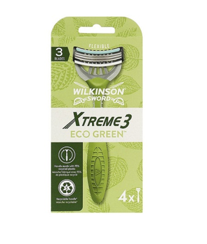 Верстат чоловічий для гоління Wilkinson Xtreme3 ​​Sensative Eco Green 4 шт