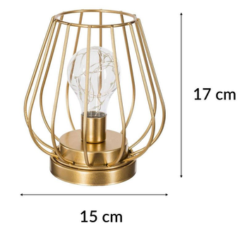 Lampa stołowa Atmosphera 17 cm Gold (3560238319024)