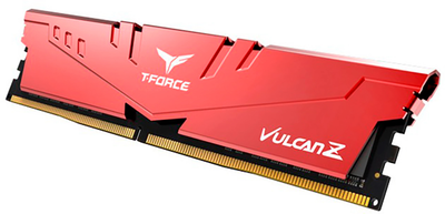 Pamięć RAM Team Group VULCAN Z DIMM DDR4-3600 32768MB Dual Kit PC4-28800 Red (TLZRD432G3600HC18JDC01)