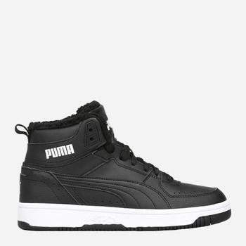 Дитячі зимові черевики для хлопчика Puma Rebound Joy Fur PS 37547901 32 (13UK) Чорні (4063699552850)