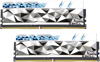 Pamięć RAM G.Skill DDR4-4800 32768MB PC4-38400 (Kit of 2x16384) Trident Z Royal Silver (F4-4800C20D-32GTES)