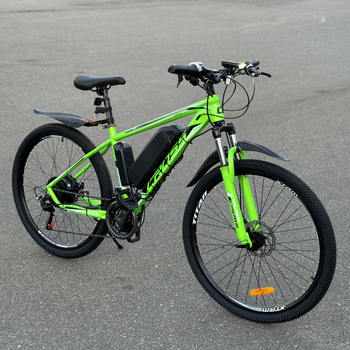 Велосипед с Е-комплектом 27.5" Cross Kron 48 В 500Вт 18 Ah/ до 75 км запас ходу