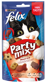 Лакомство для кошек Purina Felix Party Гриль микс, 60 г