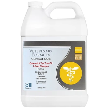 Шампунь для собак, антибактериальный, противовоспалительный Veterinary Formula Clinical Care Oatmeal&Tea Tree Oil Infuser Shampoo увлажняющий 3.8 л (01356)