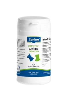 Минеральный комплекс Canina Petvital Arthro-Tabletten для собак и кошек, для проблемных суставов, 60 табл. (60 г)