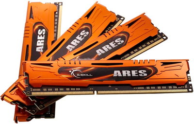 Оперативна пам'ять G.Skill DDR3-1600 32768MB PC3-12800 (Kit of 4x8192) Ares (F3-1600C10Q-32GAO)