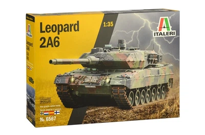 Сборная модель ITALERI 1:35 LEOPARD 2A6 (IT6567)