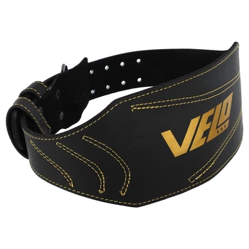 Пояс Пояс атлетический КОЖА ширина 15 см стальная пряжка длина 110-125 см VELO VL-9738 размер XL