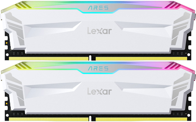 Pamięć Lexar DDR4-4000 16384MB PC4-32000 (Kit of 2x8192) Ares Gaming White (843367127160)