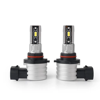 Светодиодные автолампы HB3 Carlamp Crystal Vision миниатюрные лампы совместимые на 99% с вашим авто 5000Lm 6000K (CVHB3)