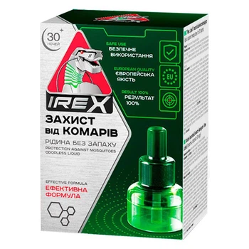 Рідина iRex від комарів 30 ночей 20 мл (4820184441323)