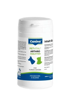 Витамины и минералы Canina PETVITAL Arthro Биологическая добавка для поддержания здоровья суставов у собак 60 табл (1111111977)
