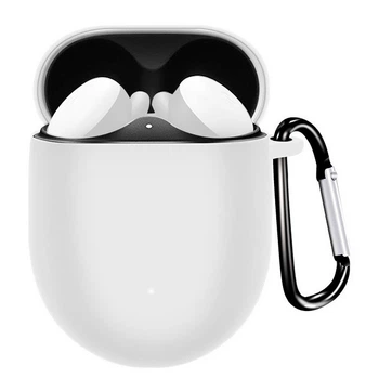 Чехол-накладка DK Silicone Candy Friendly с карабином для Google Pixel Buds 2 (011407) (white)