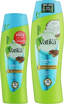 Набір для об'єму волосся - Dabur Vatika Tropical Coconut Shampoo (sh/400ml + 200ml) (1351256-9977656)