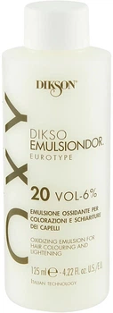 Окислитель для волос - Dikson Oxy Oxidizing Emulsion For Hair Colouring And Lightening 20 Vol-6% 125ml (1055377-196797)