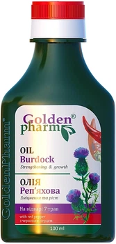 Олія "Ріп'яхова з червоним перцем" - Голден-Фарм Burdock Oil With Red Pepper 100ml (1313263-10797058)