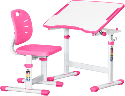 Комплект Evo-kids стол + стул Evo-07 Ergo Pink (Evo-07 Ergo PN)