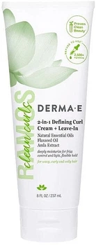 Крем для надання форми кучерям 2 в 1 - Derma E Defining Curl Cream + Leave-In 237ml (1306687-31164126)