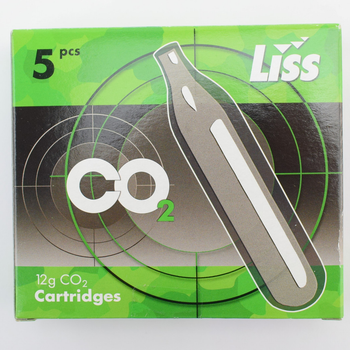 Балони CO2 12g Liss, 5 шт / уп