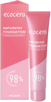 Podkład do twarzy Ecocera Naturstay W3 Sand 30 ml (5908217993885)