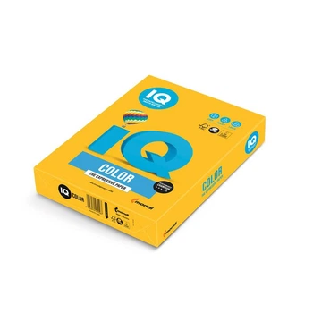 Папір кольоровий IQ Color A4 160 г/м2 250 аркушів Сонячно-жовтий офісний